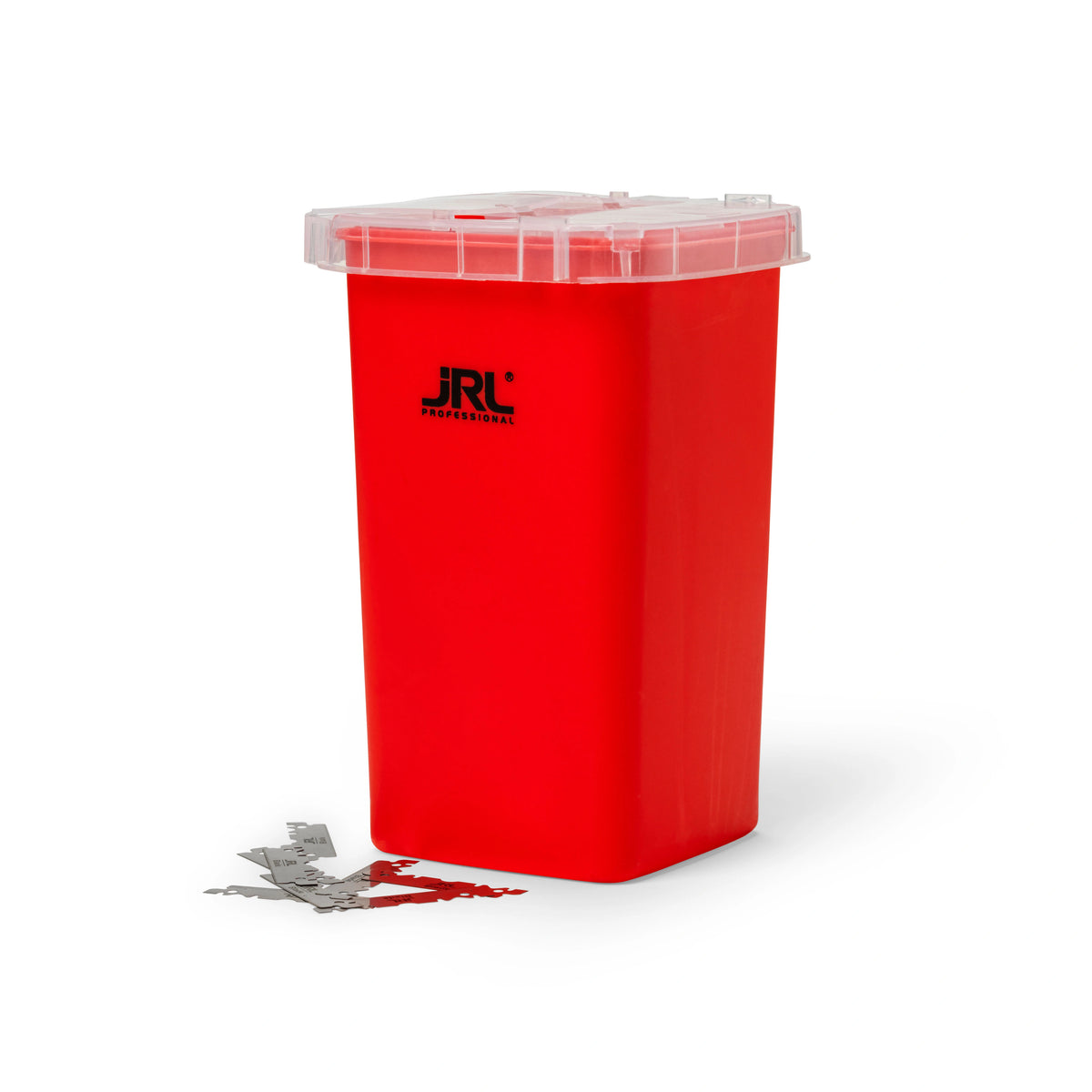 JRL Waste Blade Container, Röd – salongsartikel