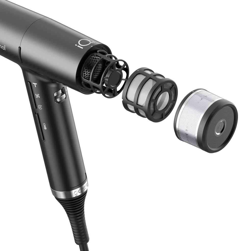 GA.MA IQ3 Perfetto Hairdryer, Black – Hårfön