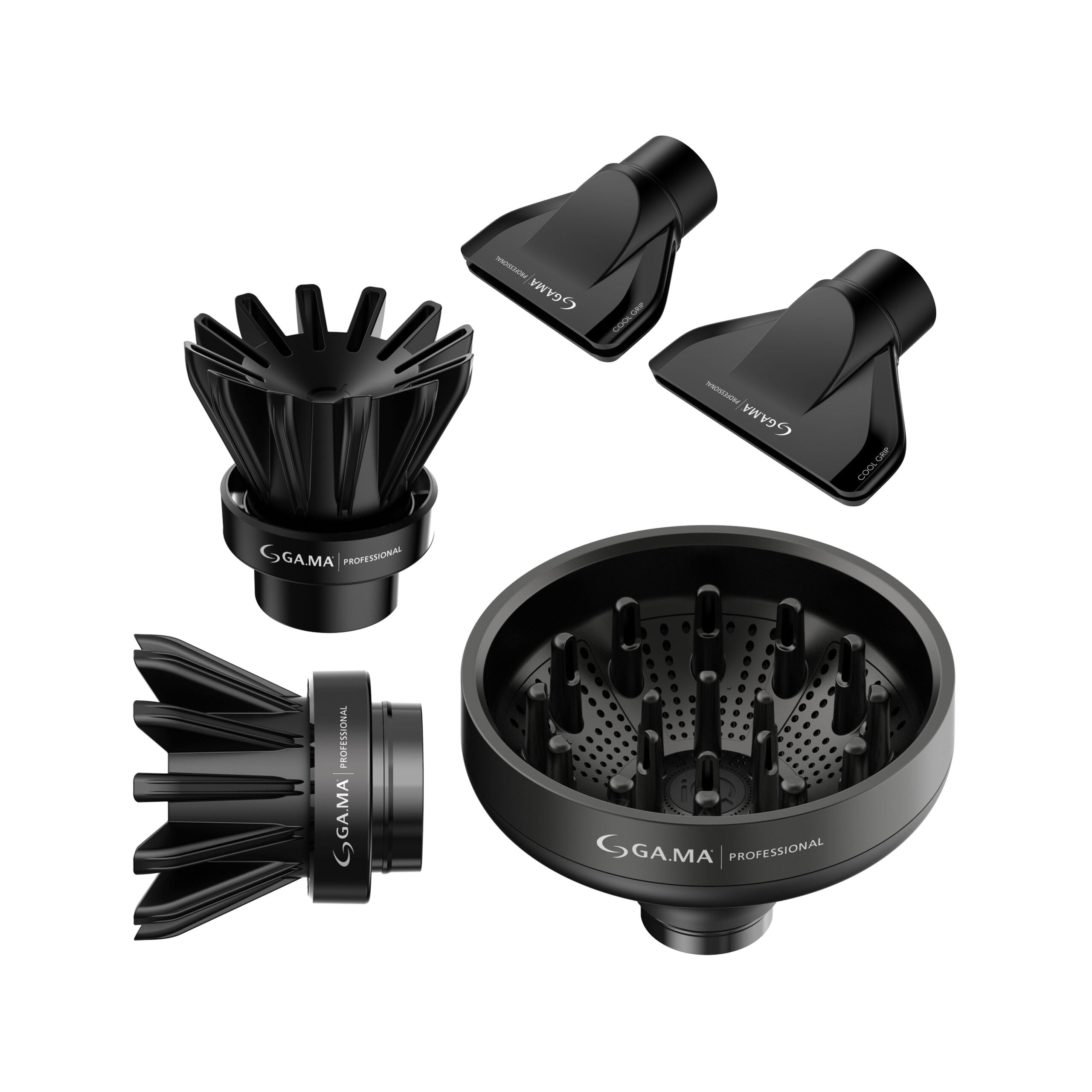 GA.MA IQ3 Perfetto Hairdryer, Black – Hårfön