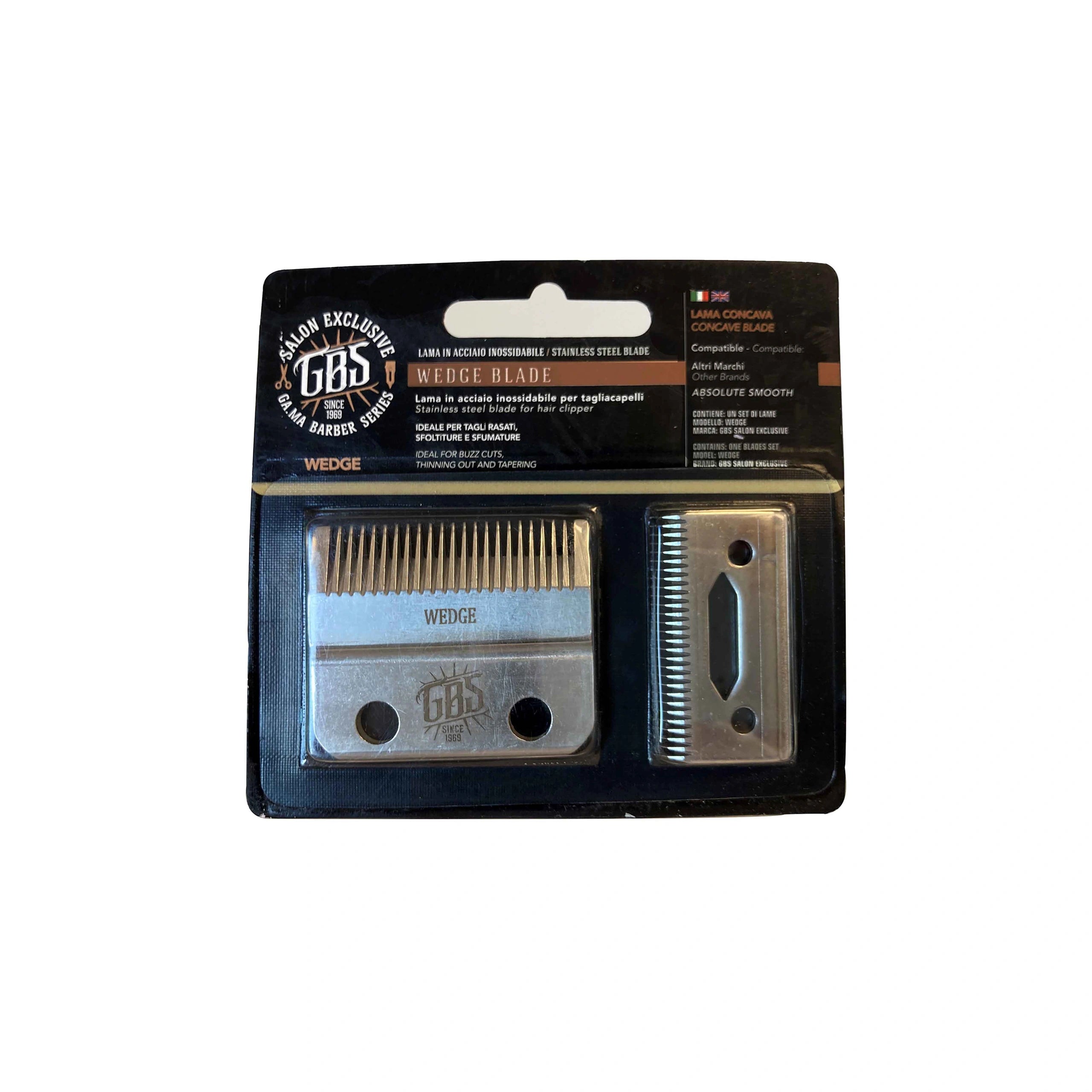 GBS Wedge Stainless Steel Blade FOR ABS Smooth