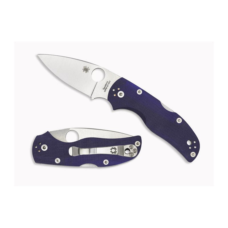 Spyderco Native 5 Dark Blue G-10 Fällkniv