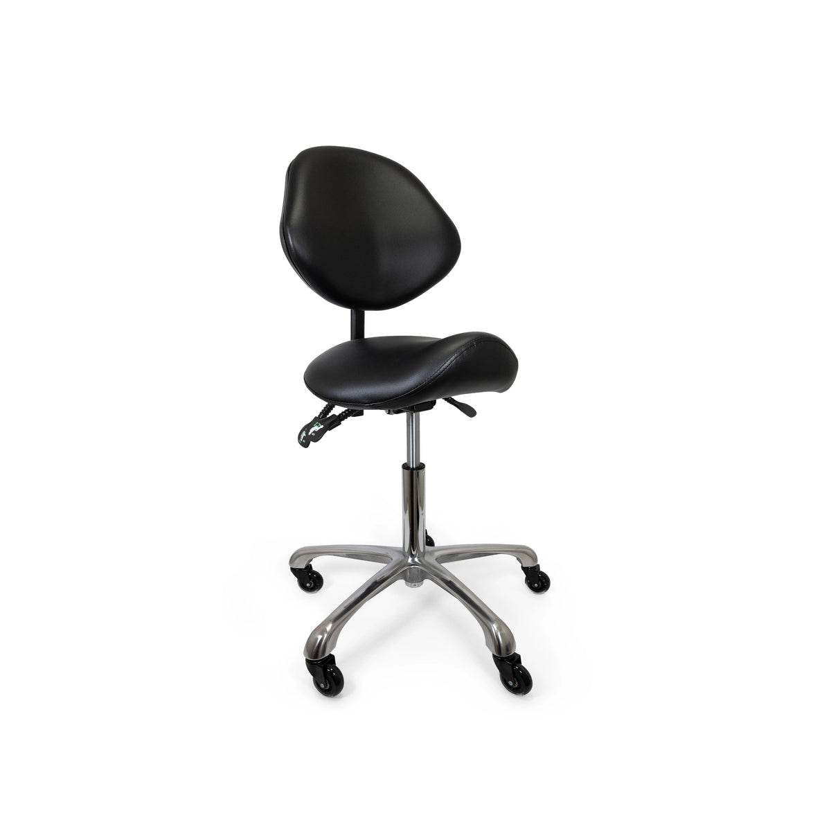 Ergonomisk Sadelstol MED Ryggstöd OCH 3 Funktioner