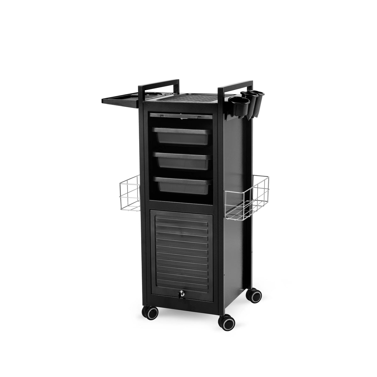Salon Furnitures Trolley Lokable, metal – vagn