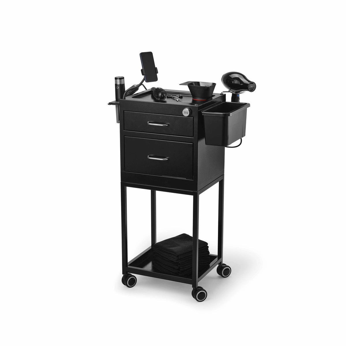 Salon Furnitures Trolley metal with code lock – vagn