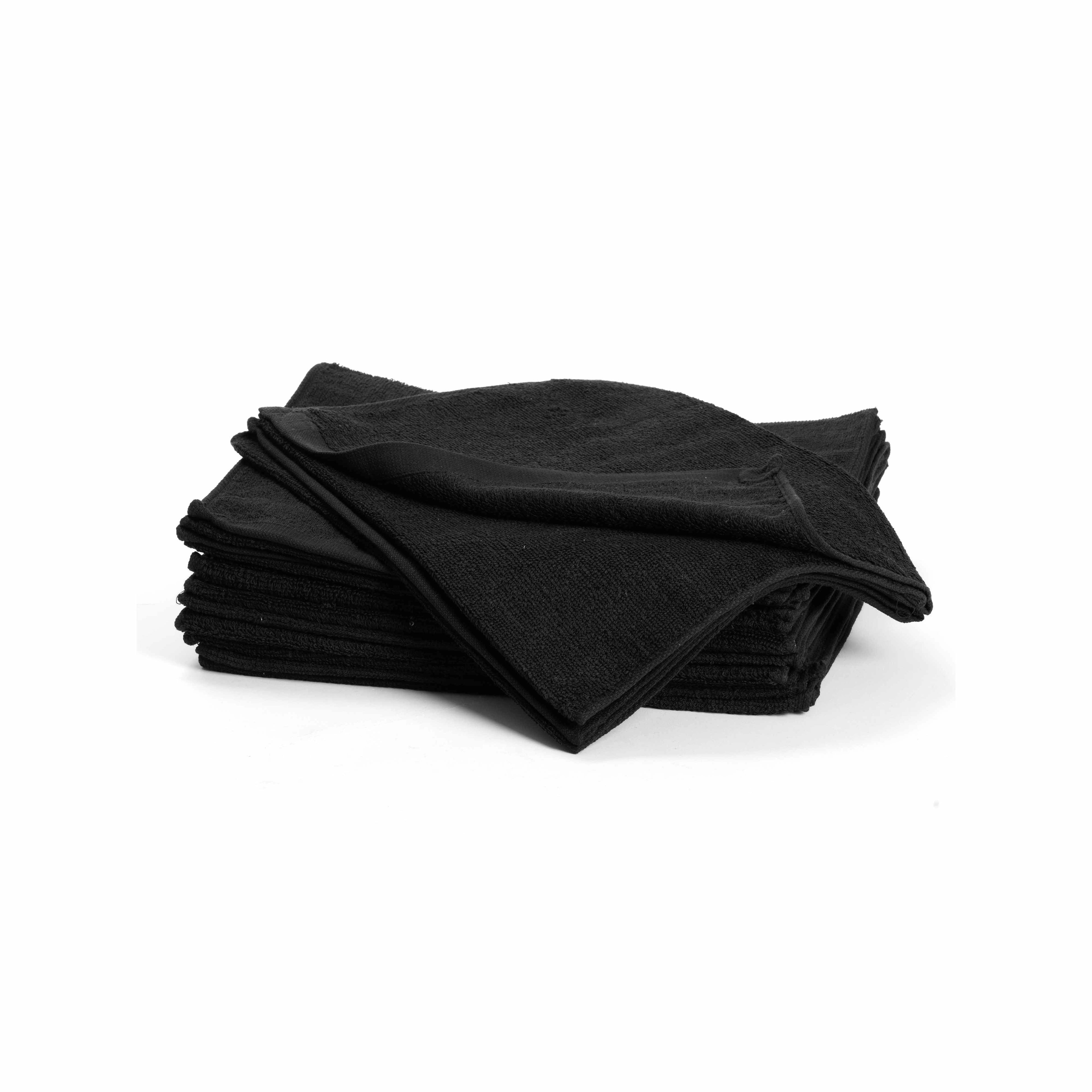 Towels Bleachsafe towel black 34x82 cm – blekningssäker handduk
