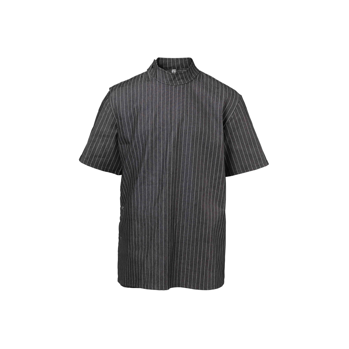 BH Capes Black Pinstriped barber jacket, XL – klippkappa