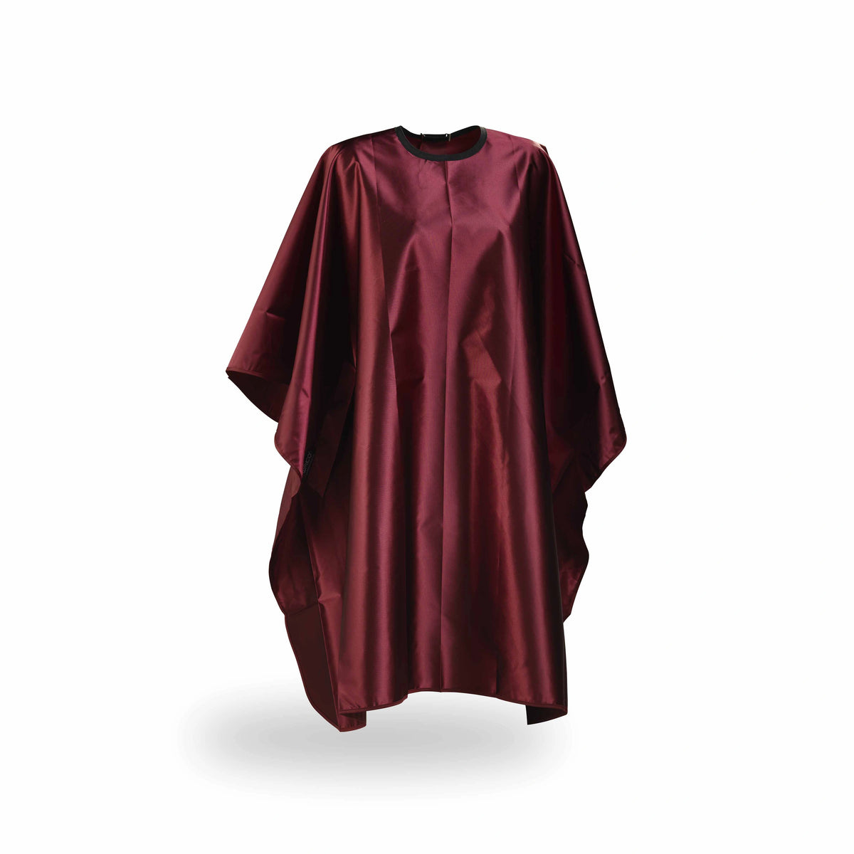 Wako Satin cape, burgundy – klippkappa