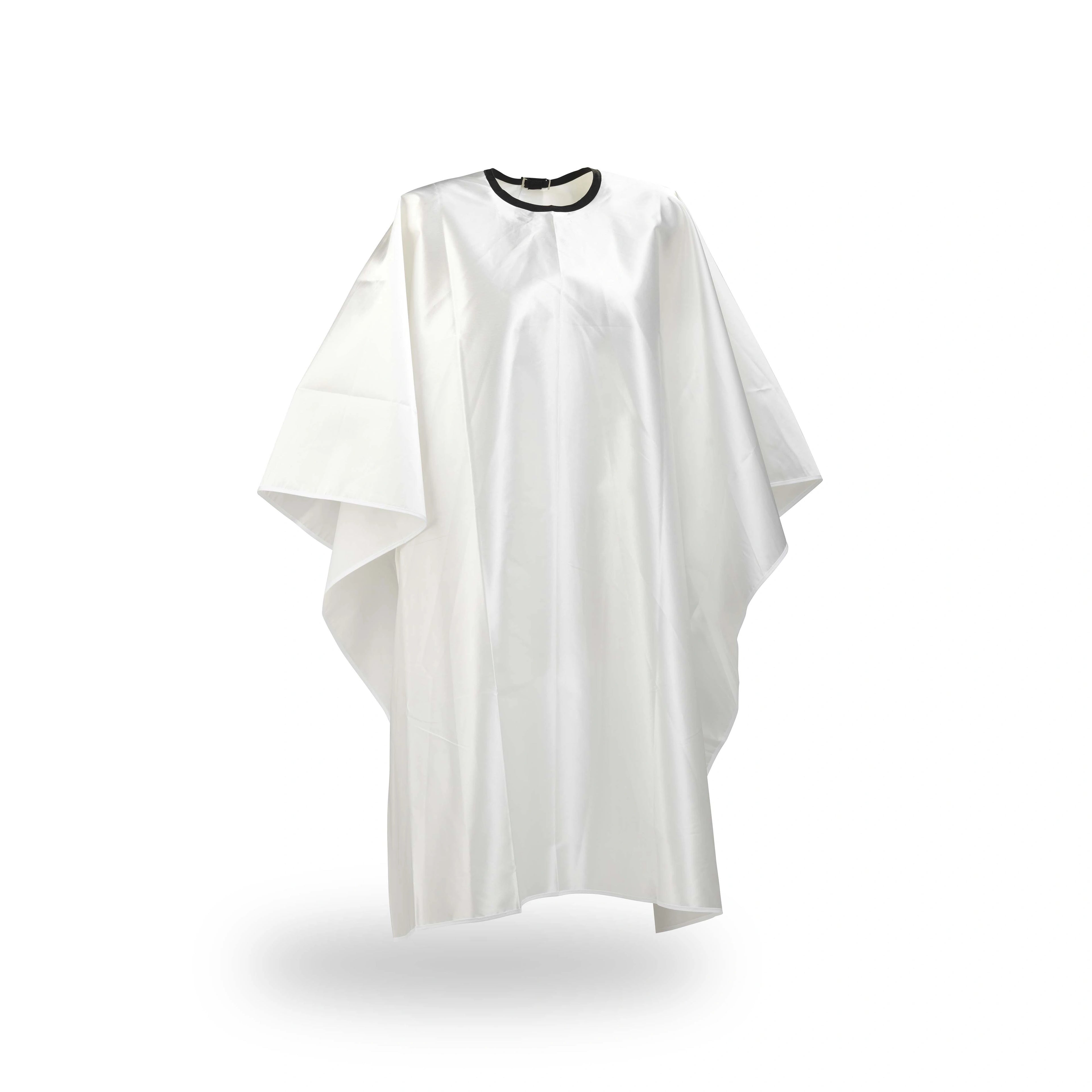 Wako Satin cape, Vit – klippkappa