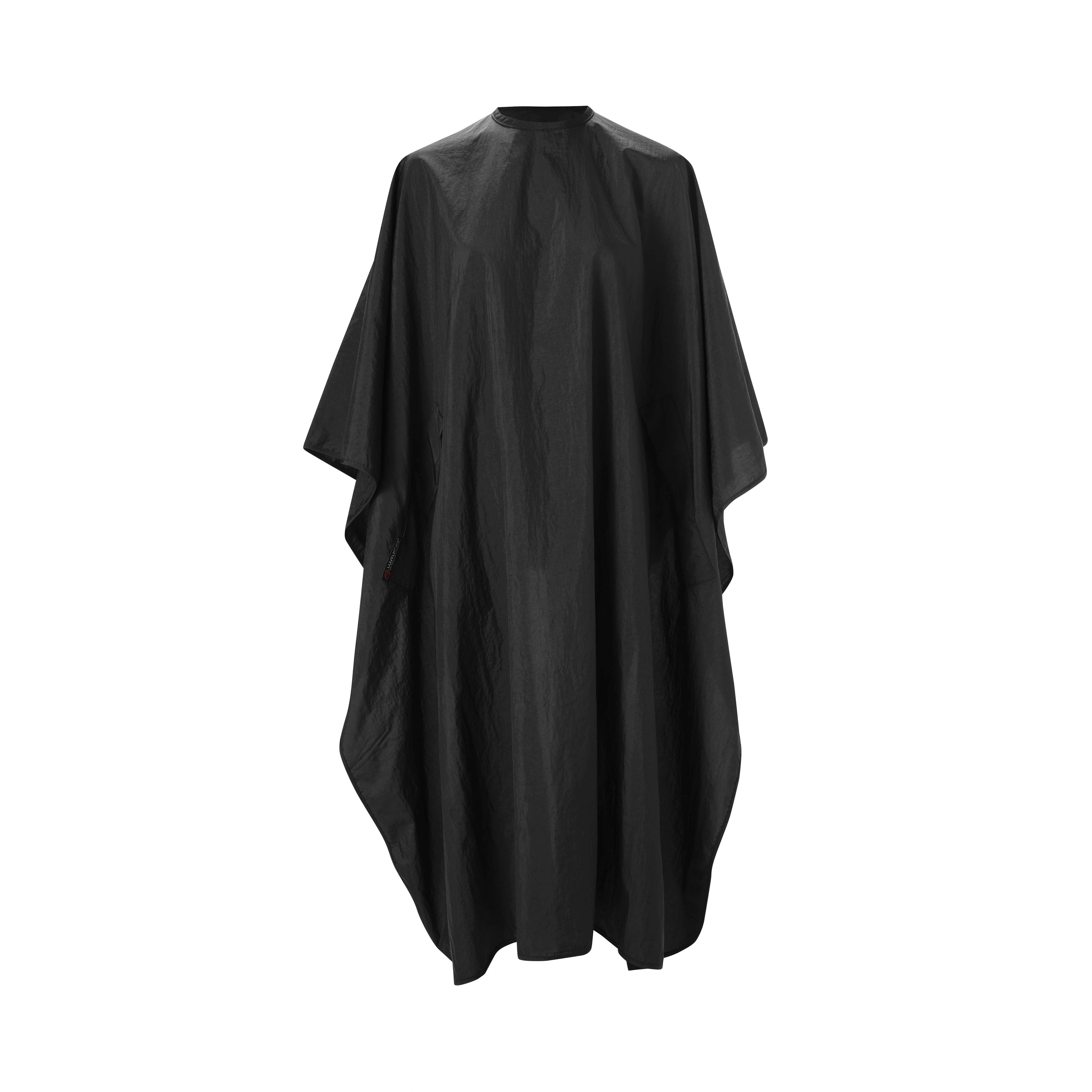 Wako Long cape, Svart – klippkappa