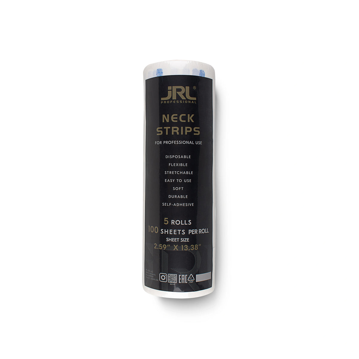 JRL Neck Strips, Vit – nackpapper