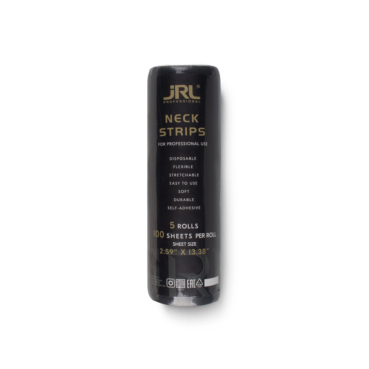 JRL Neck Strips, Svart – nackpapper