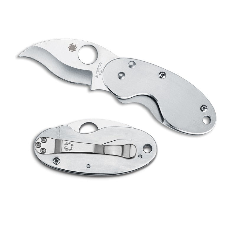 Spyderco Cricket Stainless Plainedge Fällkniv