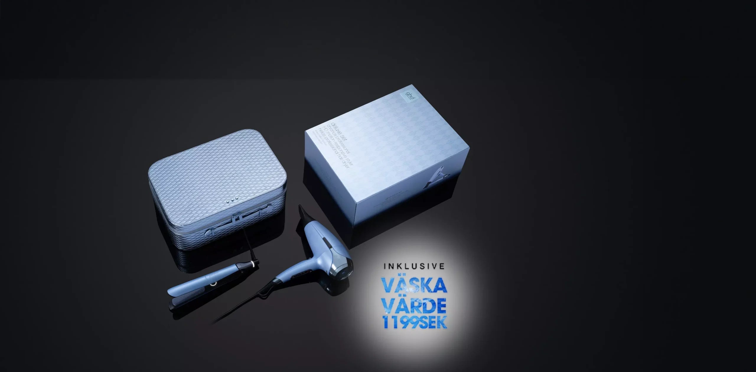 GHD Deluxe Presentset I ICY Blue