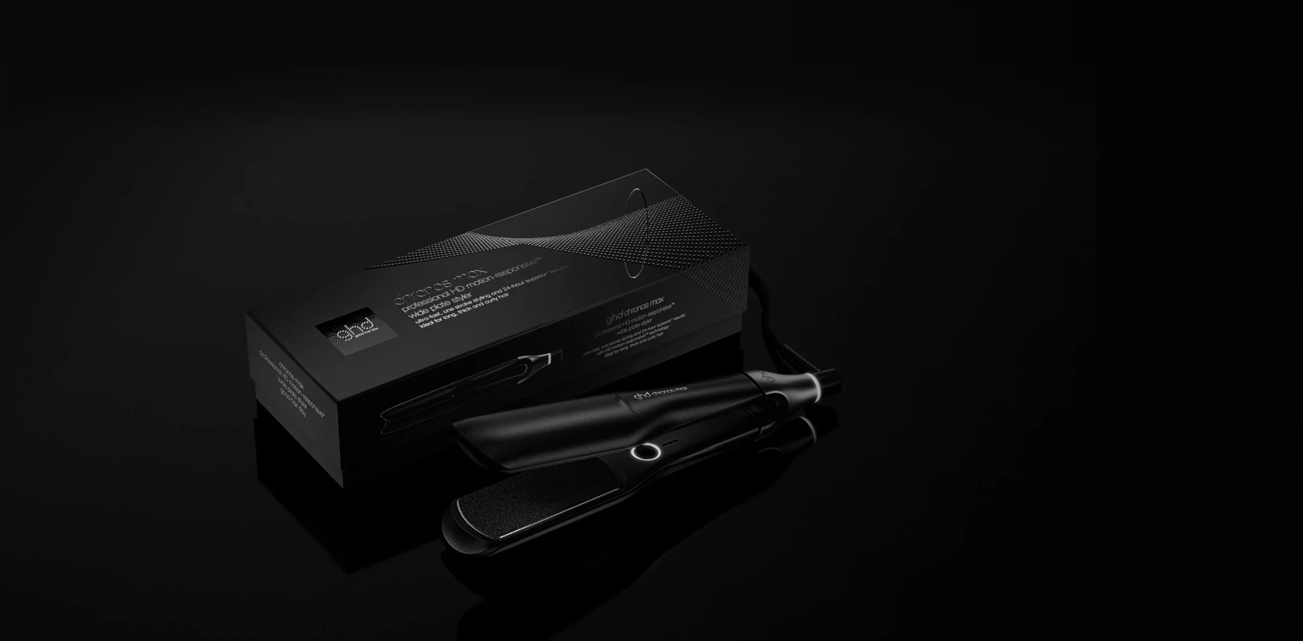 GHD Chronos MAX Bästa Breda Styler (43 mm Platta) i Svart