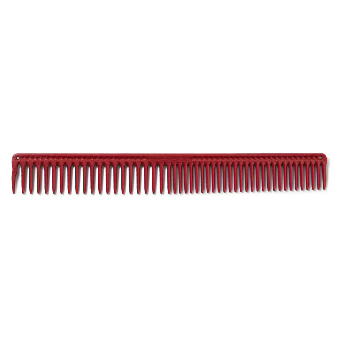 JRL Long round tooth cutting comb 9" Red – kam