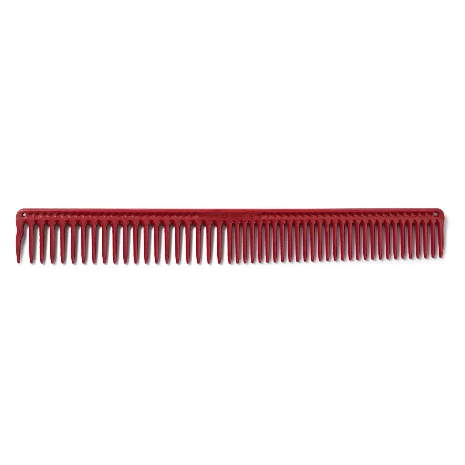 JRL Long round tooth cutting comb 9" Red – kam