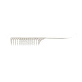 JRL Fine teeth tail comb 9.8" White – kam