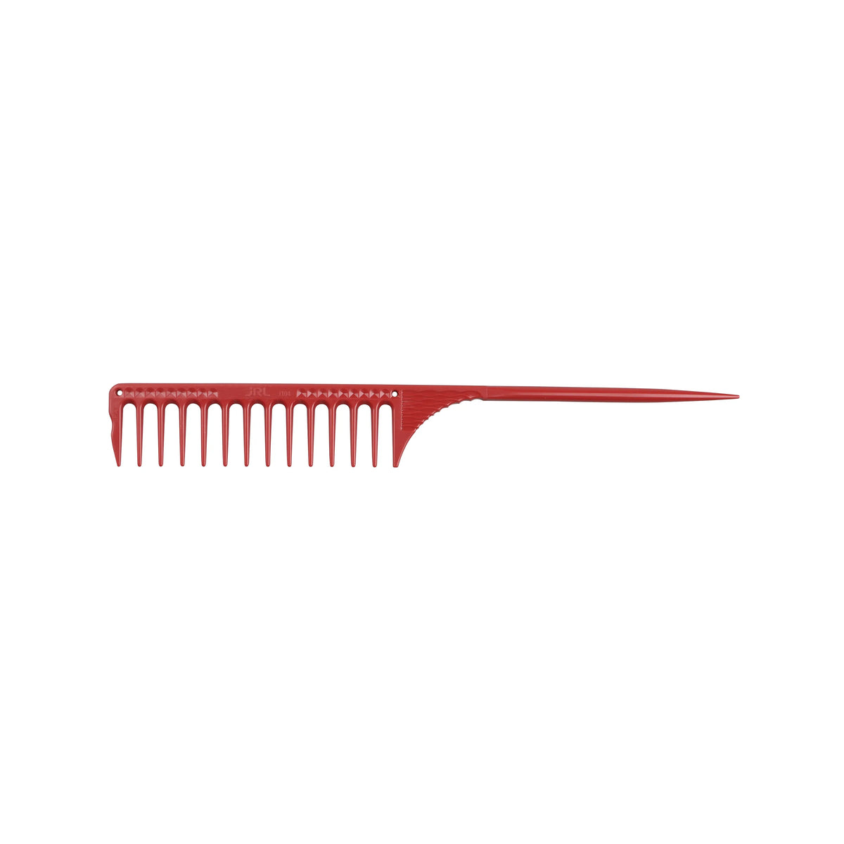 JRL Fine teeth tail comb 9.8" Red – kam