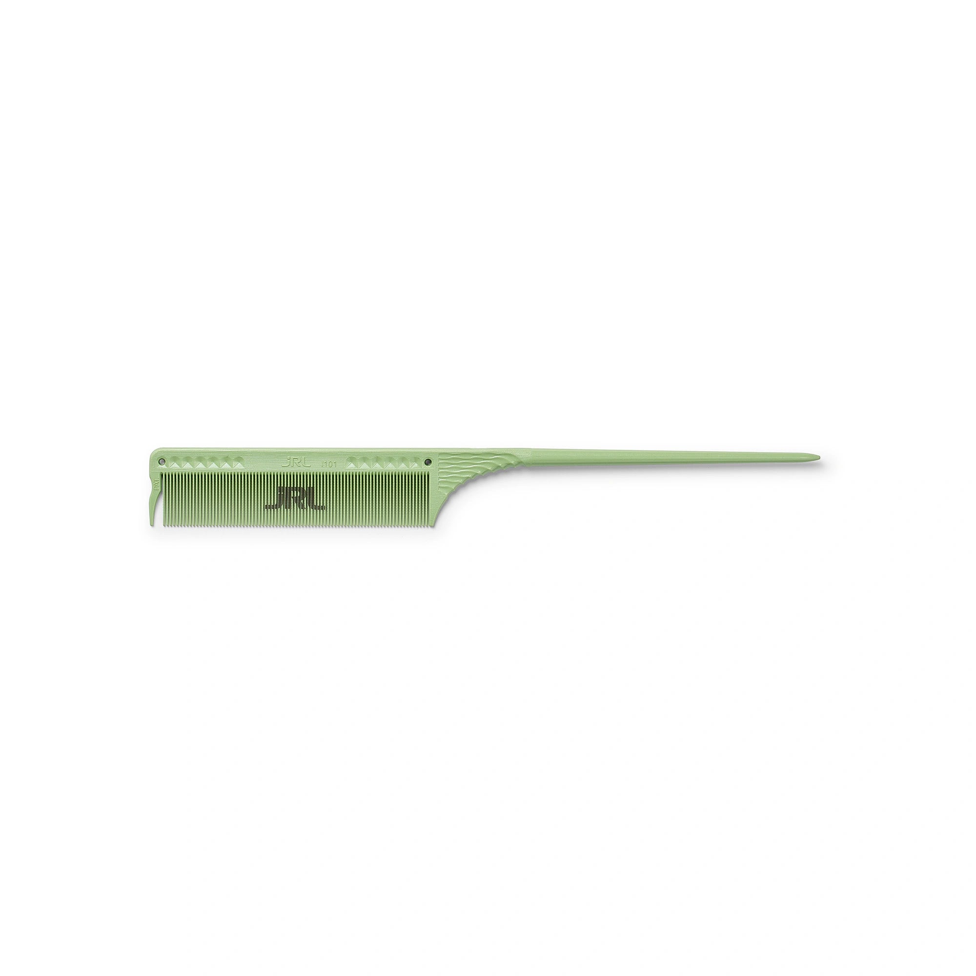 JRL Fine teeth tail comb 8,5" Light green – kam