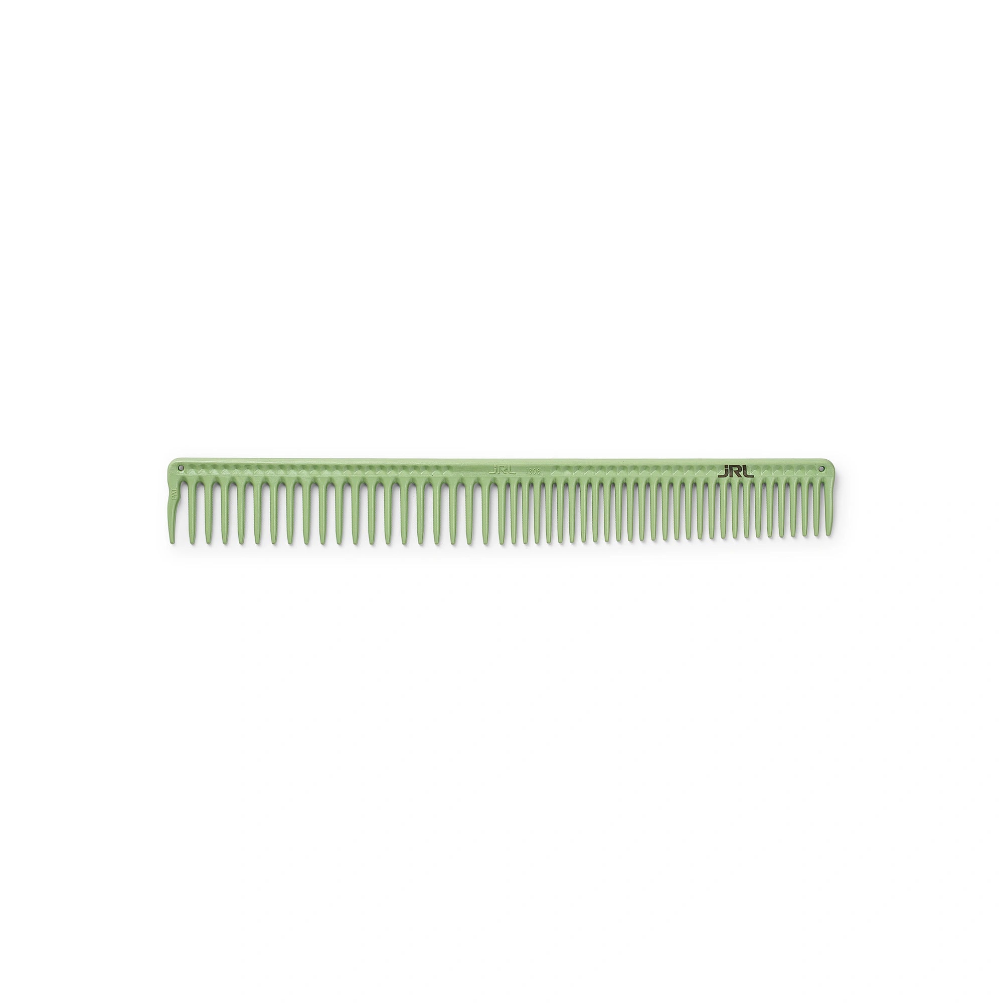 JRL Long round tooth cutting comb 9" Light green – kam
