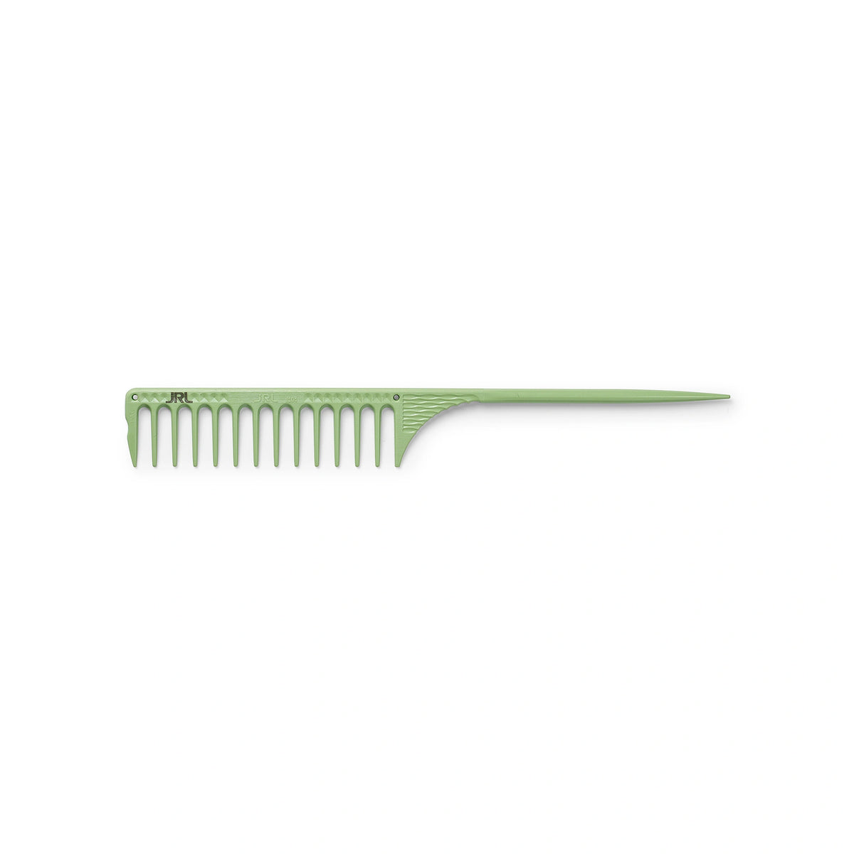 JRL Fine teeth tail comb 9.8" Light green – kam
