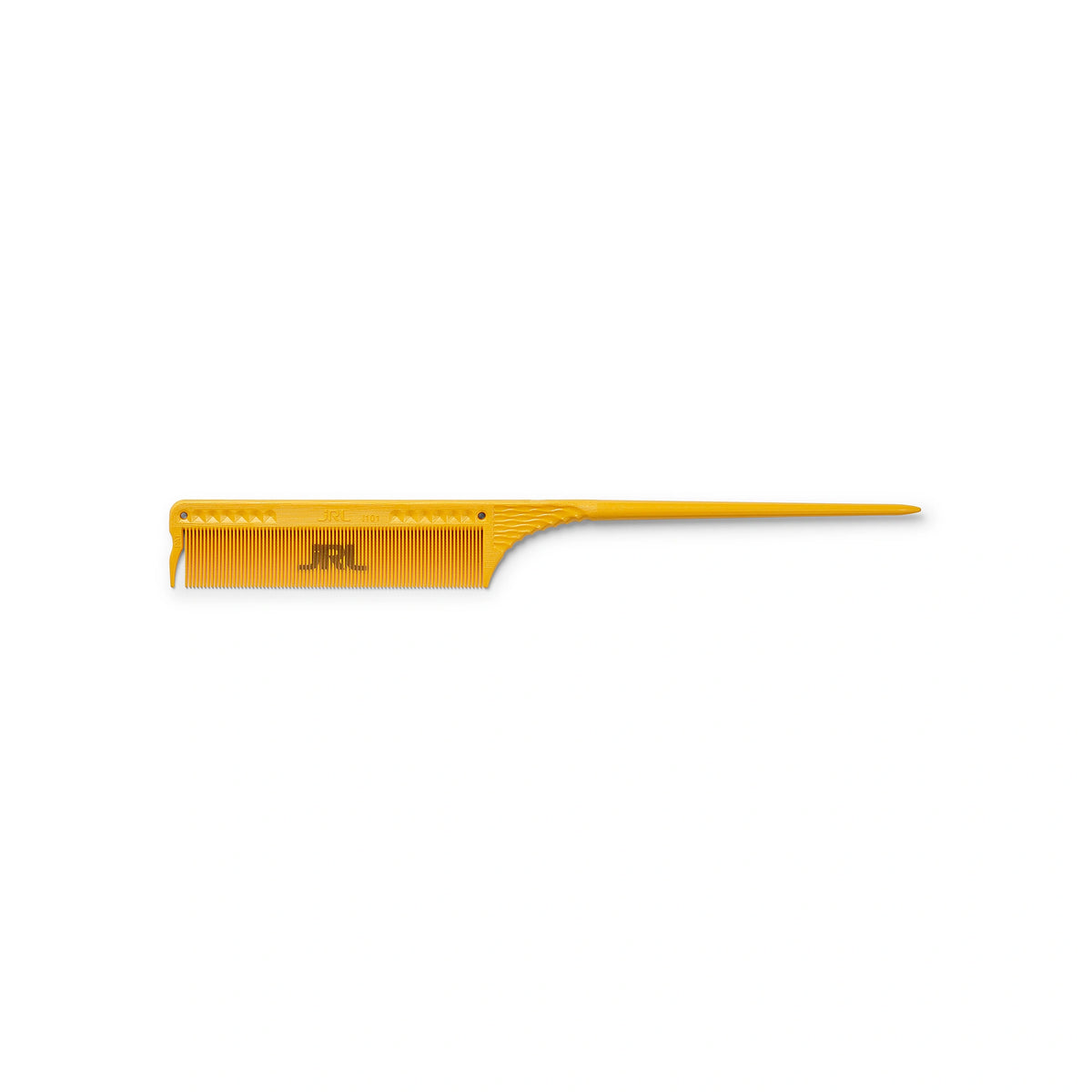JRL Fine teeth tail comb 8,5" Yellow – kam