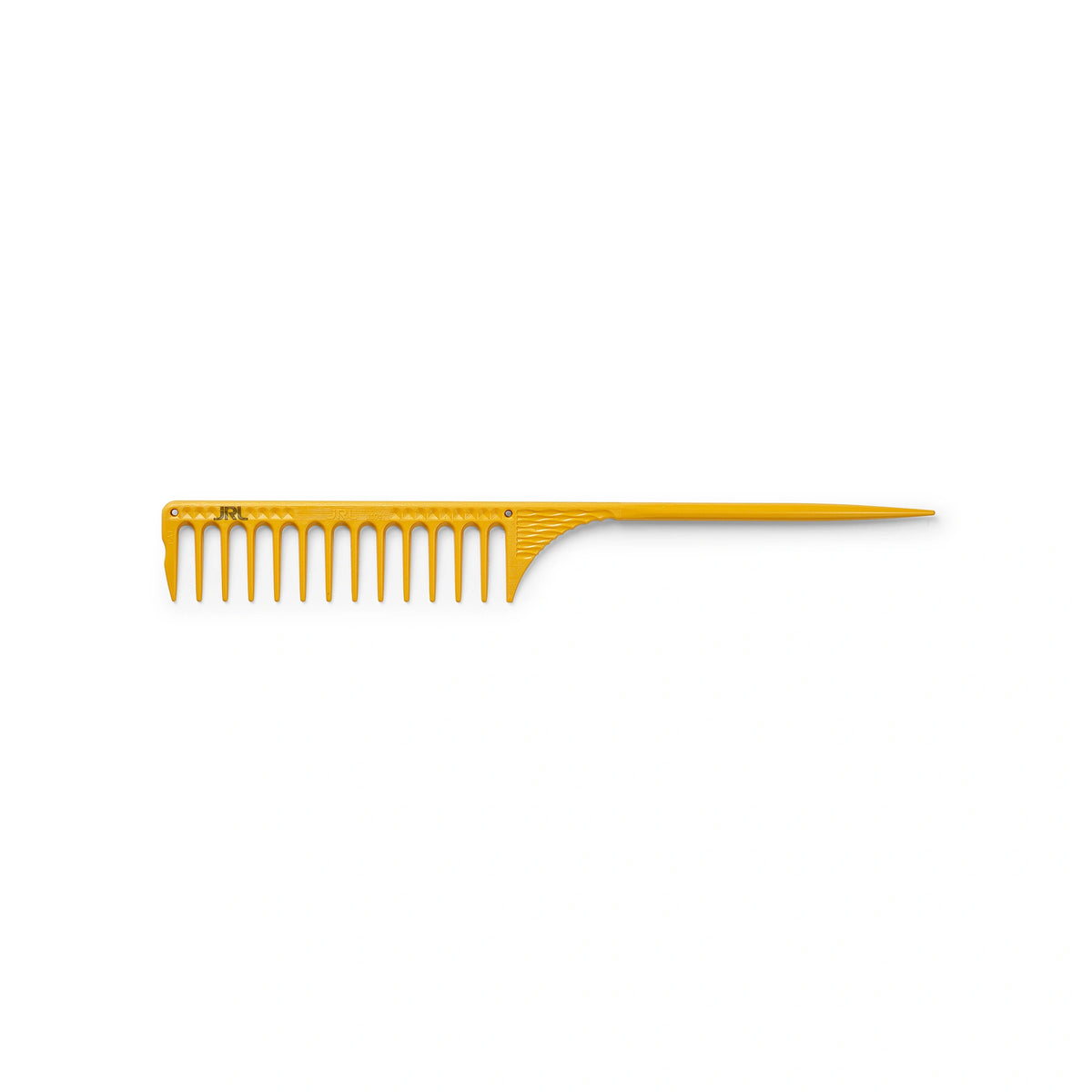 JRL Fine teeth tail comb 9.8" Yellow – kam