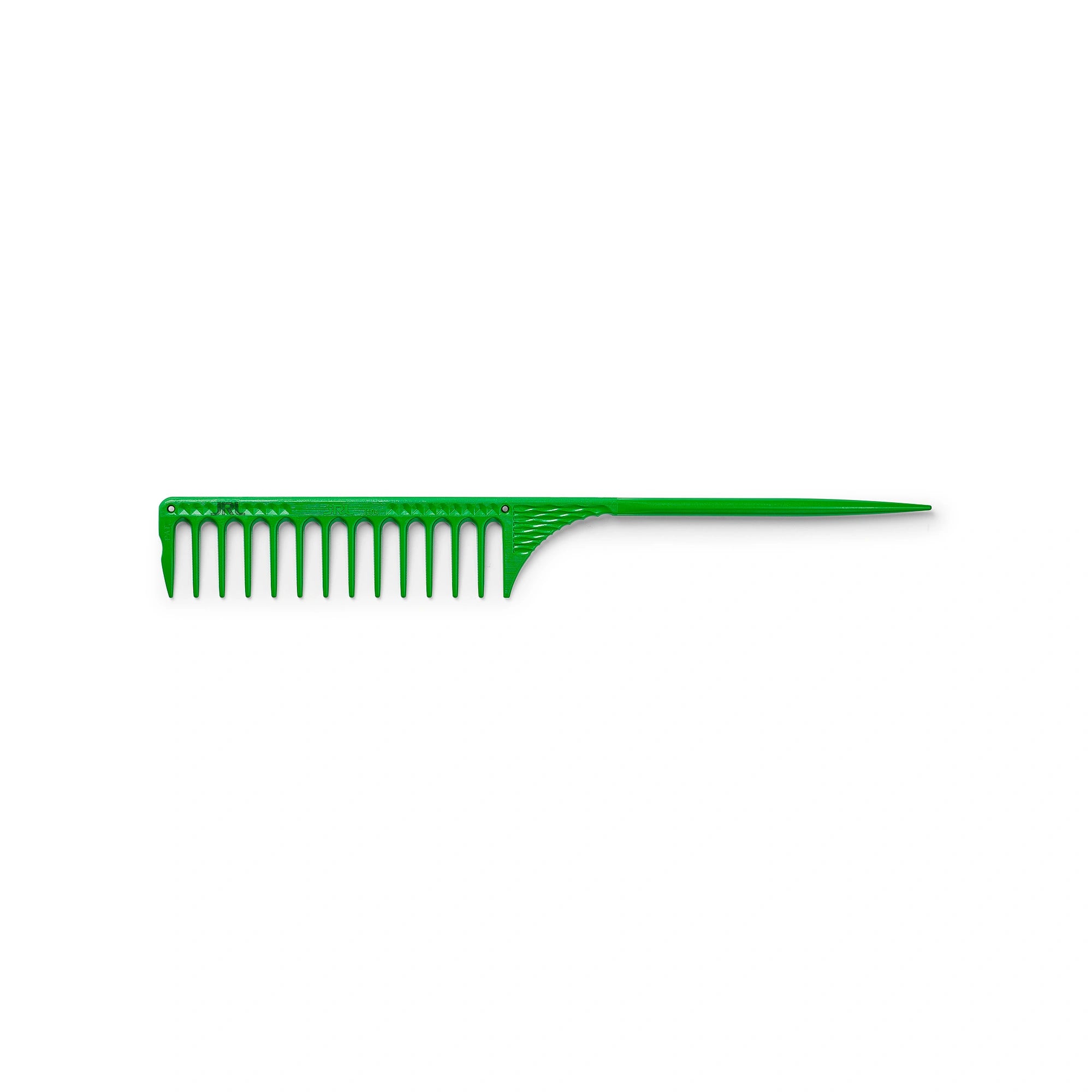 JRL Fine teeth tail comb 9.8" Green – kam
