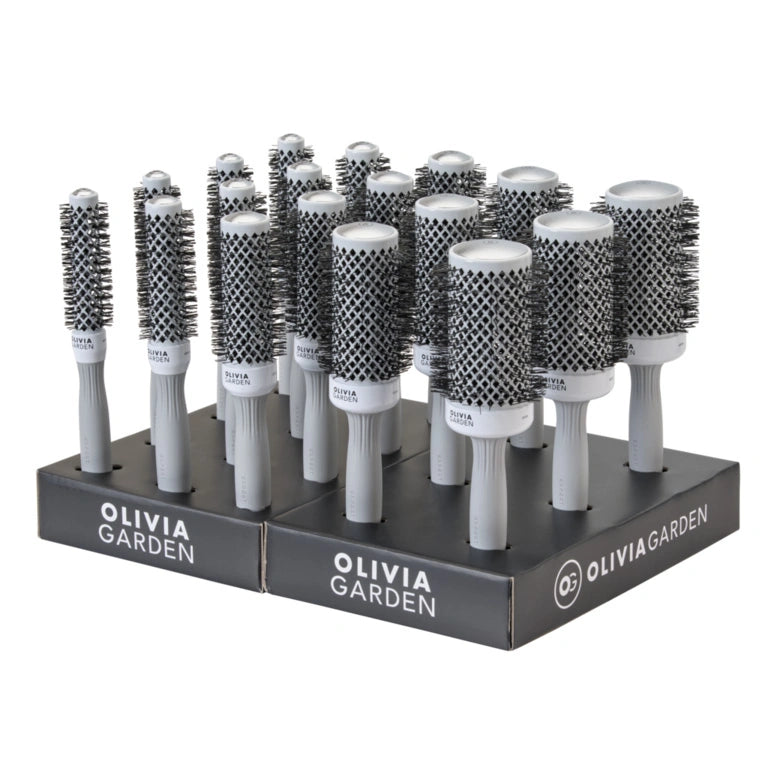 Olivia Garden OG Expert Shine W&G Display 18 pcs 4(20+25+35) 3(45+55) – hårborste