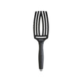 Olivia Garden OG Fingerbrush Care Ionic Double bristles black, M – hårborste
