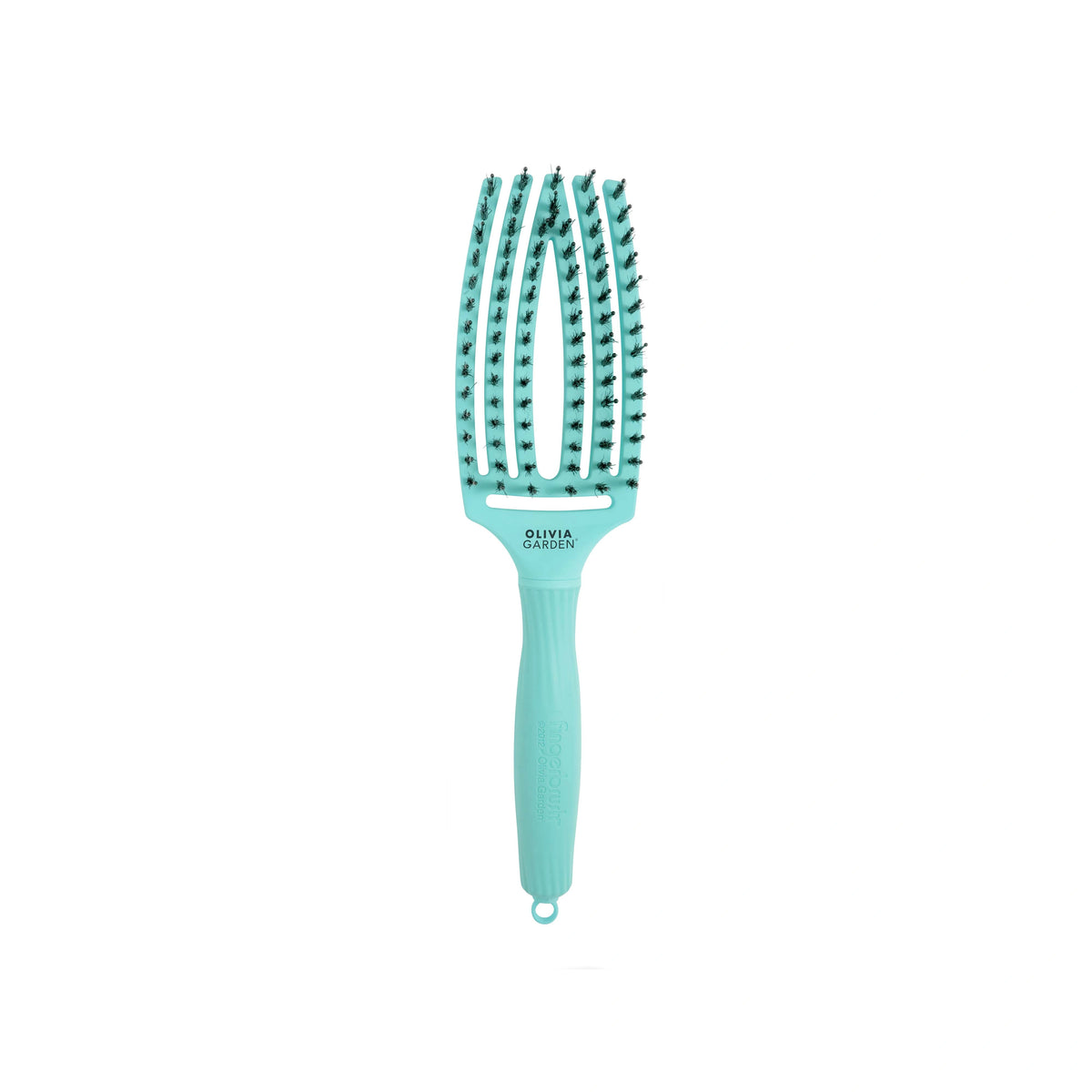 Olivia Garden OG Fingerbrush Care ionic Boar&Nylon Mint, M – hårborste
