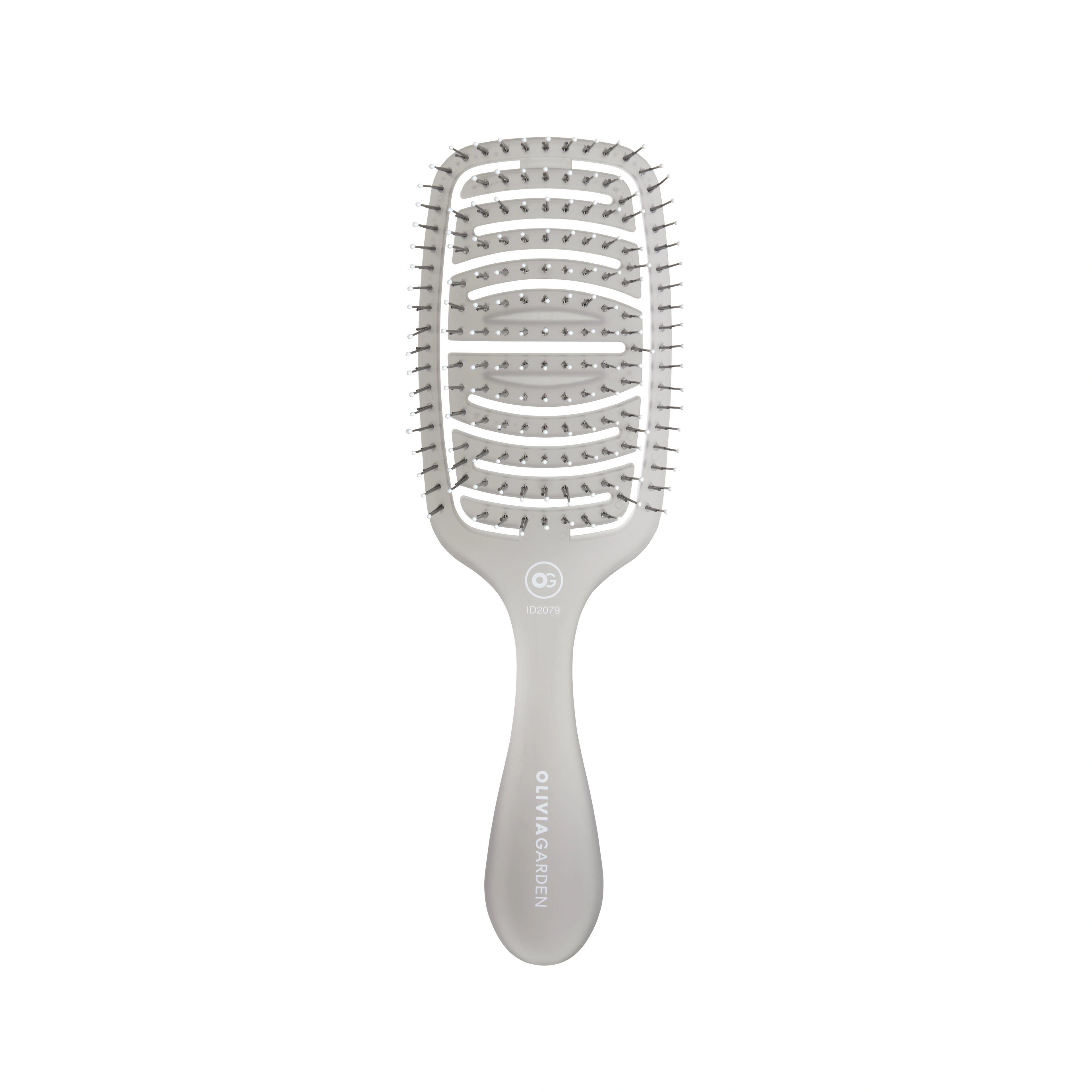 Olivia Garden OG Essential Care Flex Fine Hair Bristles Ice White – hårborste