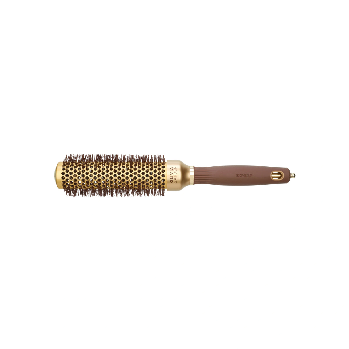 Olivia Garden OG Expert Blowout Speed Wavy Bristles Gold&Brown 35 – hårborste