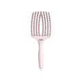 Olivia Garden OG Finger brush combo pastel pink, L – hårborste