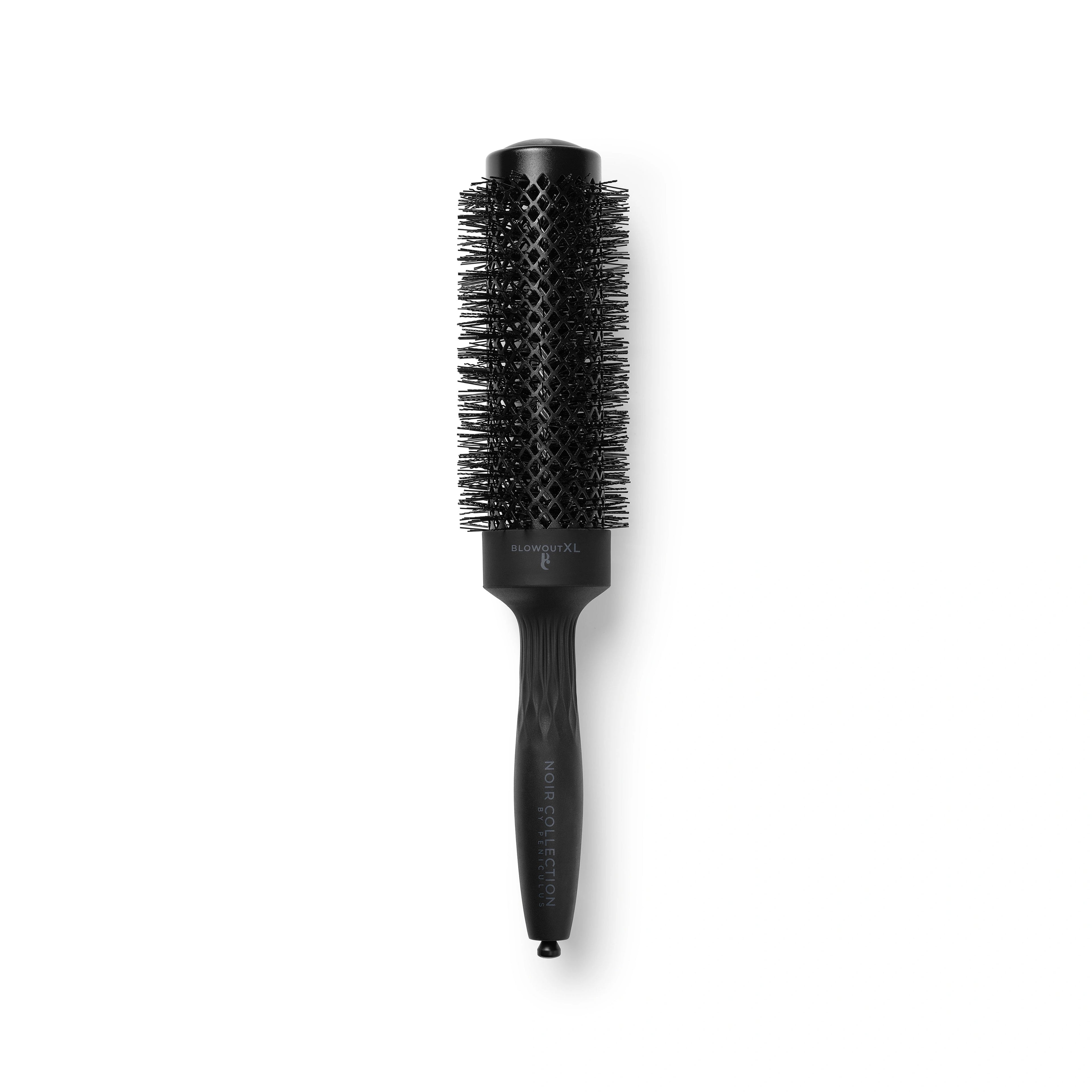 Peniculus PC Noir collection - Blowout XL 43 mm, Svart – hårborste
