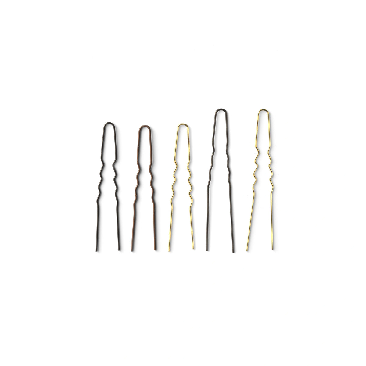 Hair Accessories Curly pin, gold, 50 – hårnål