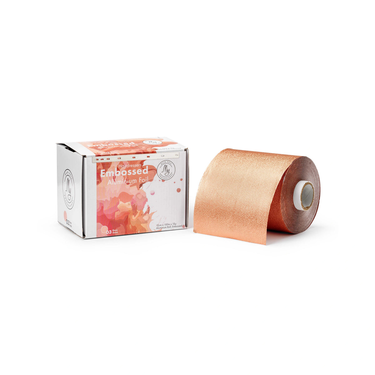 Aluminium Foil My Foil 100 m embossed, Rose gold – folie
