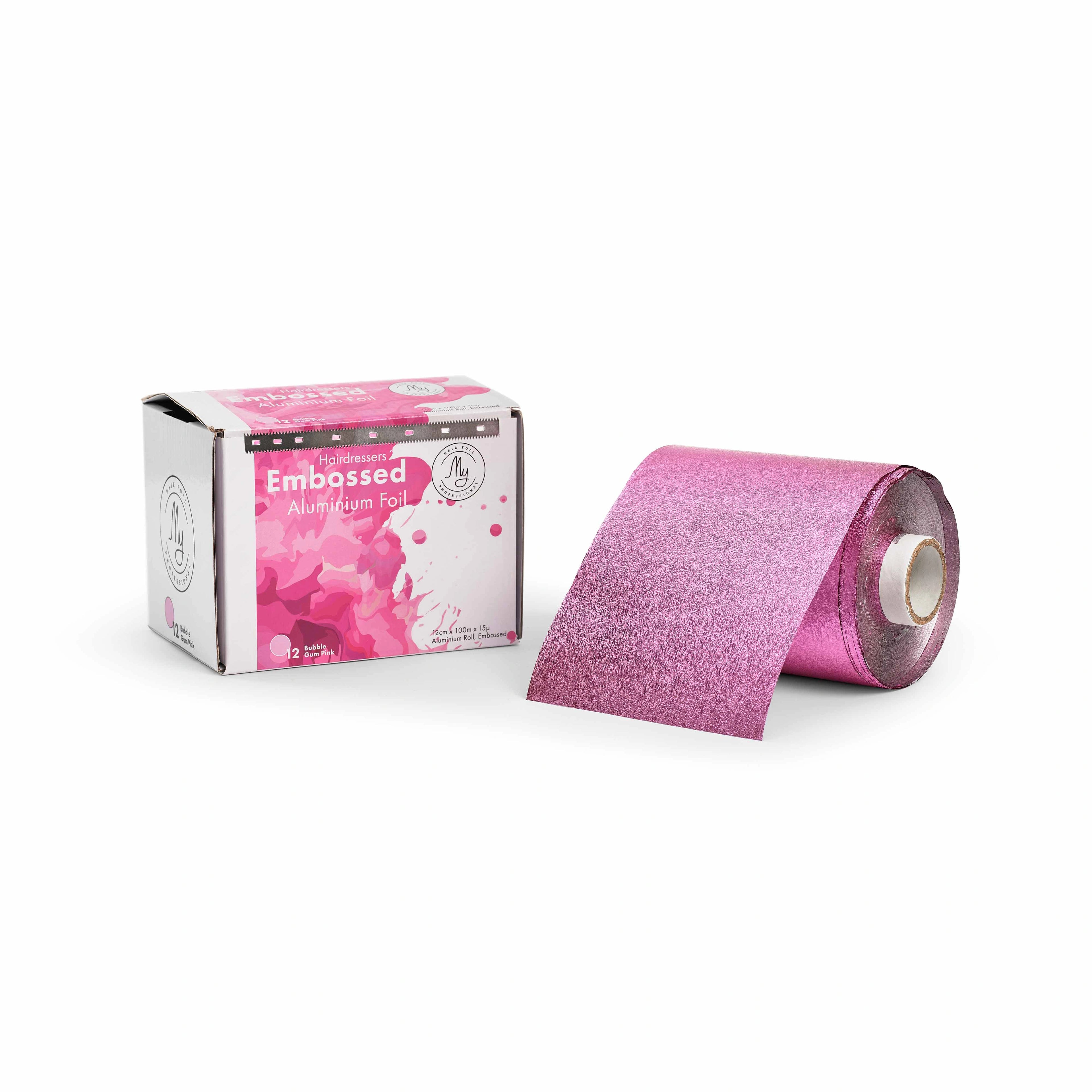 Aluminium Foil My-Embossed Foil 100 m, Bubble Gum Pink – folie