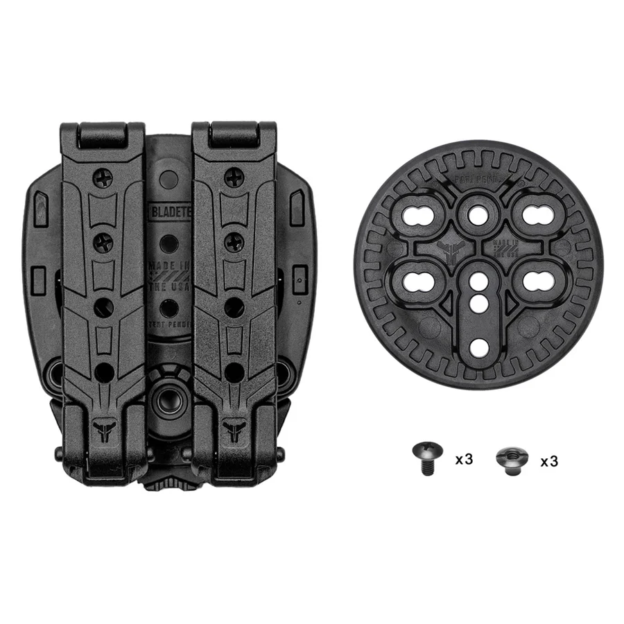 Blade-Tech Tek-Mount Kit monterad på Molle-Lok Small