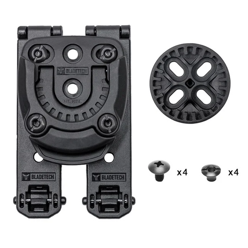 Blade-Tech Tek-Mount Mini Kit monterad på Molle-Lok Small
