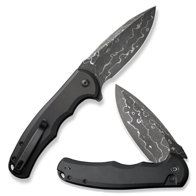 Civivi Button Lock Praxis Damascus C18026E-DS1
