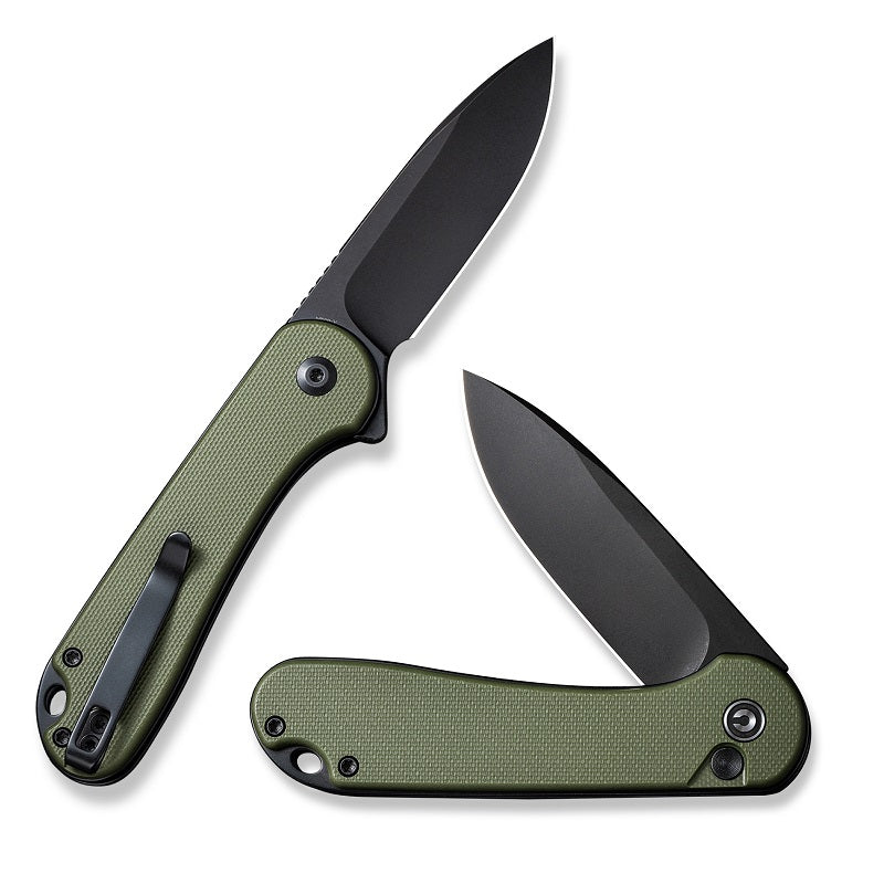 Civivi Button Lock Elementum 2 Black/od Green