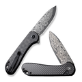Civivi Button Lock Elementum 2 Damascus