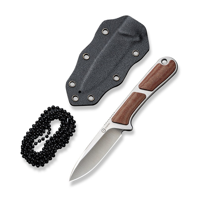 Mini Elementum Fixed Blade Micarta från Civivi
