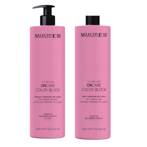 Duo schampo + balsam Color Block 1000 ml från Selective Professional