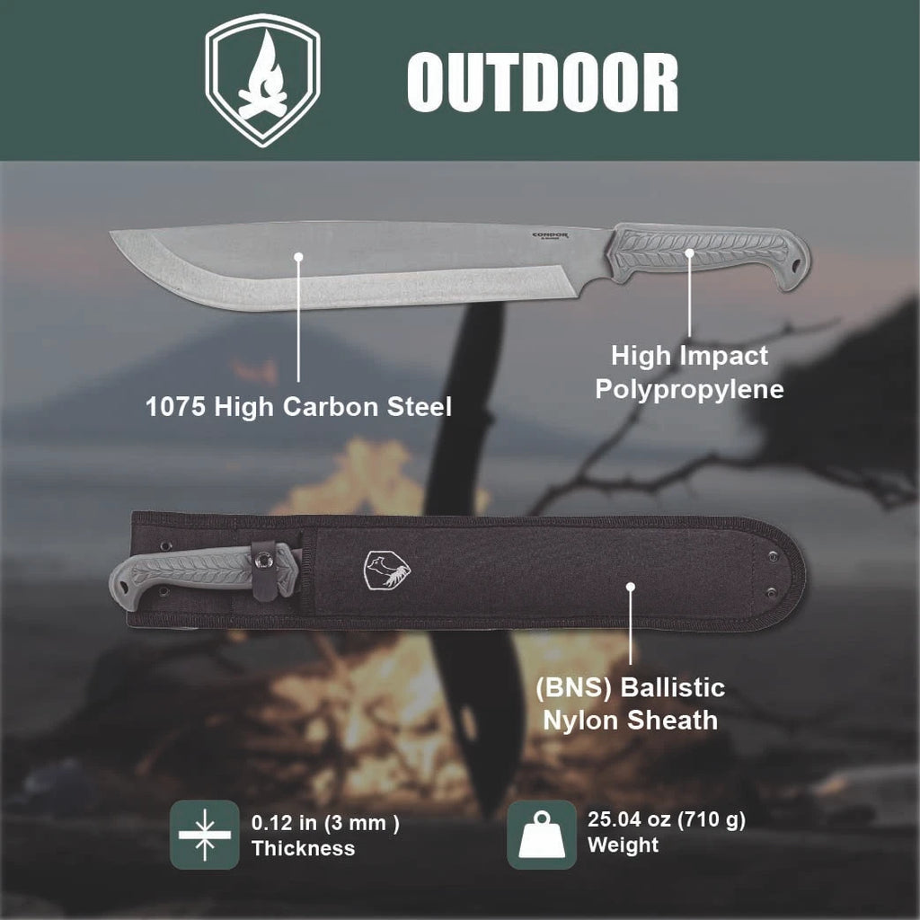 Condor Terra Camp Machete Grå