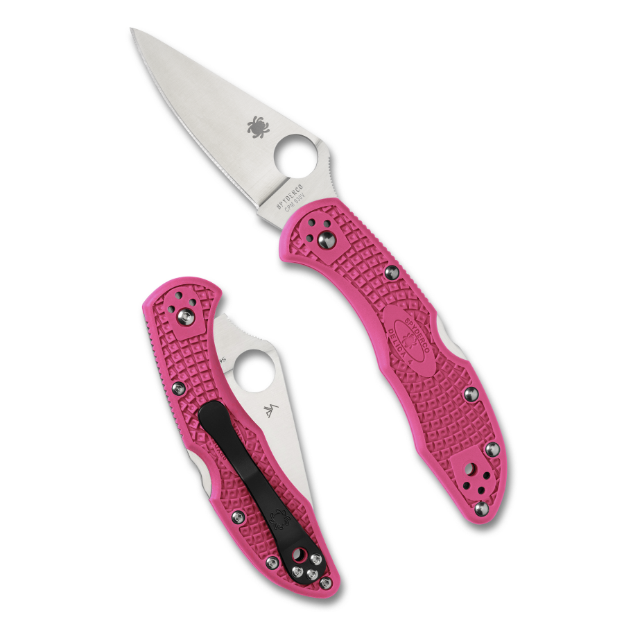 Spyderco Delica 4 FRN Pink