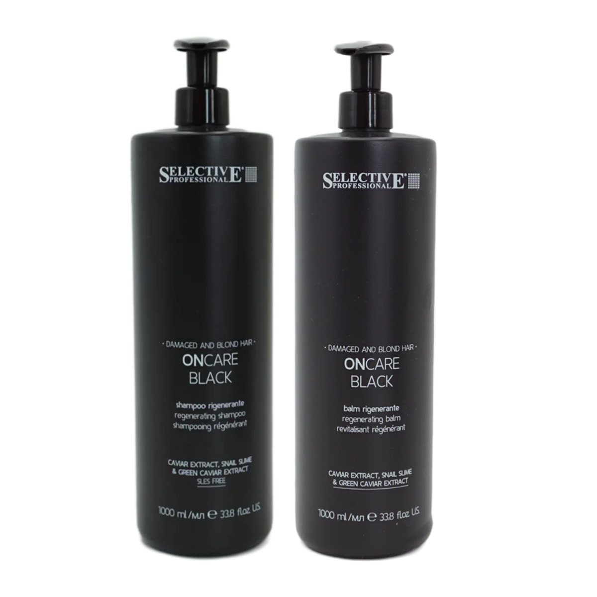 Duo Schampo + Balsam | Black 1000ml från Selective Professional