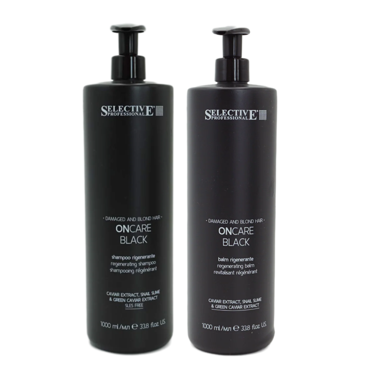 Duo Schampo + Balsam | Black 1000ml från Selective Professional