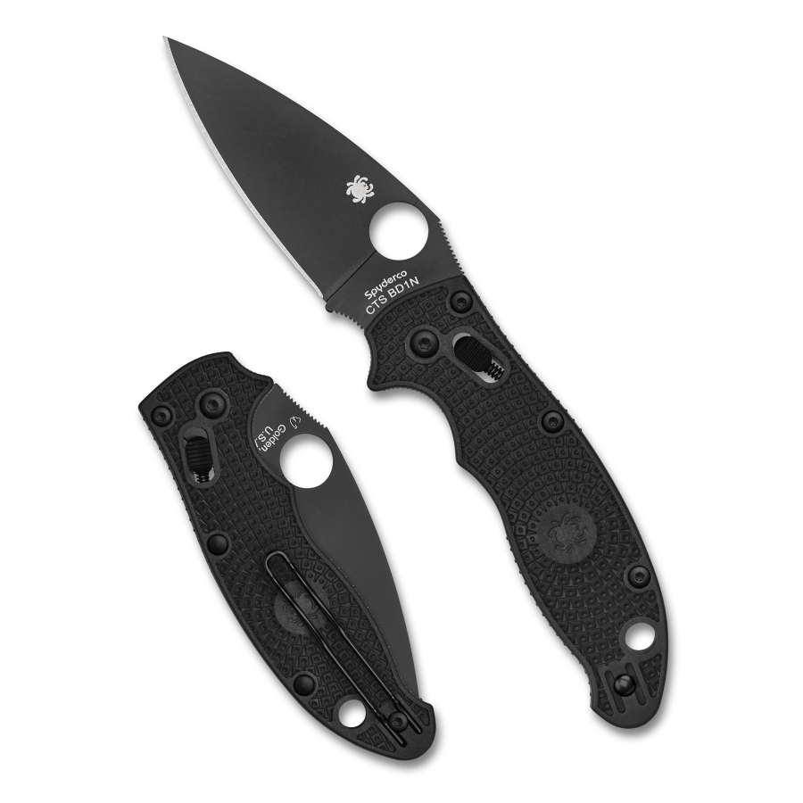 Spyderco Manix 2 Black Blade Frcp